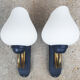 Pair wall lamps 50s 60s