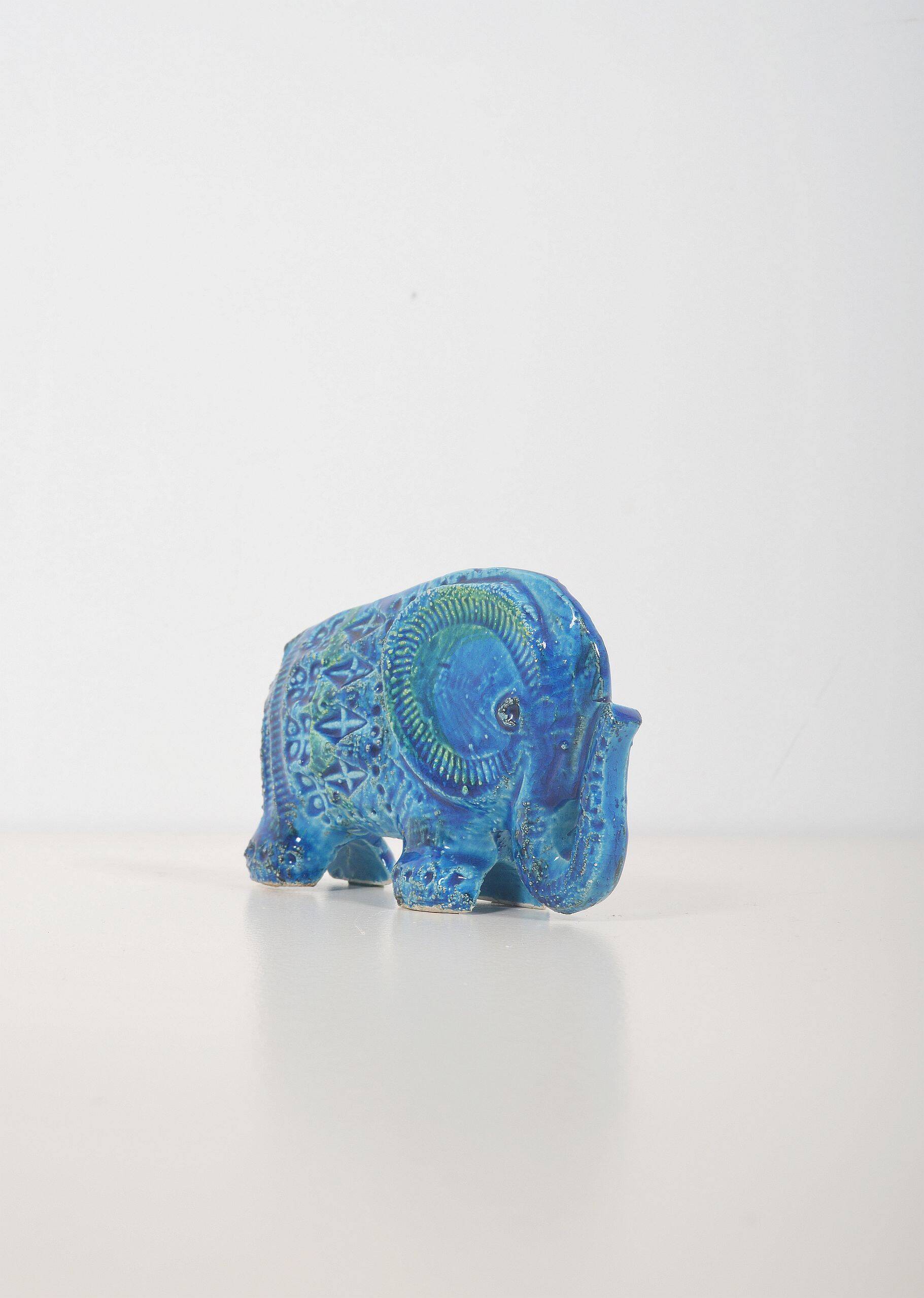 Bitossi elephant designed by Aldo Londi for Flavia, 1970s