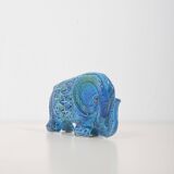 Bitossi elephant designed by Aldo Londi for Flavia, 1970s