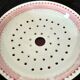 Hollow plate fruit drain - sarreguemines earthenware "calcutta"
