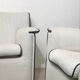 Pair of armchairs Laurianetta Afra and Tobia Scarpa, B&B Italia 1978