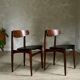 Danish teak chairs by Henri Walter Klein