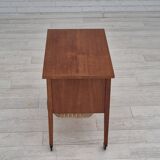 1970s, Danish chest of drawers, teak wood, rattan, original condition.