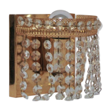 Vintage brass wall lamp beads