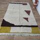Handmade wool Berber rug 247x156