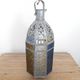 Old oriental lantern in metal and colored glasses - 1960