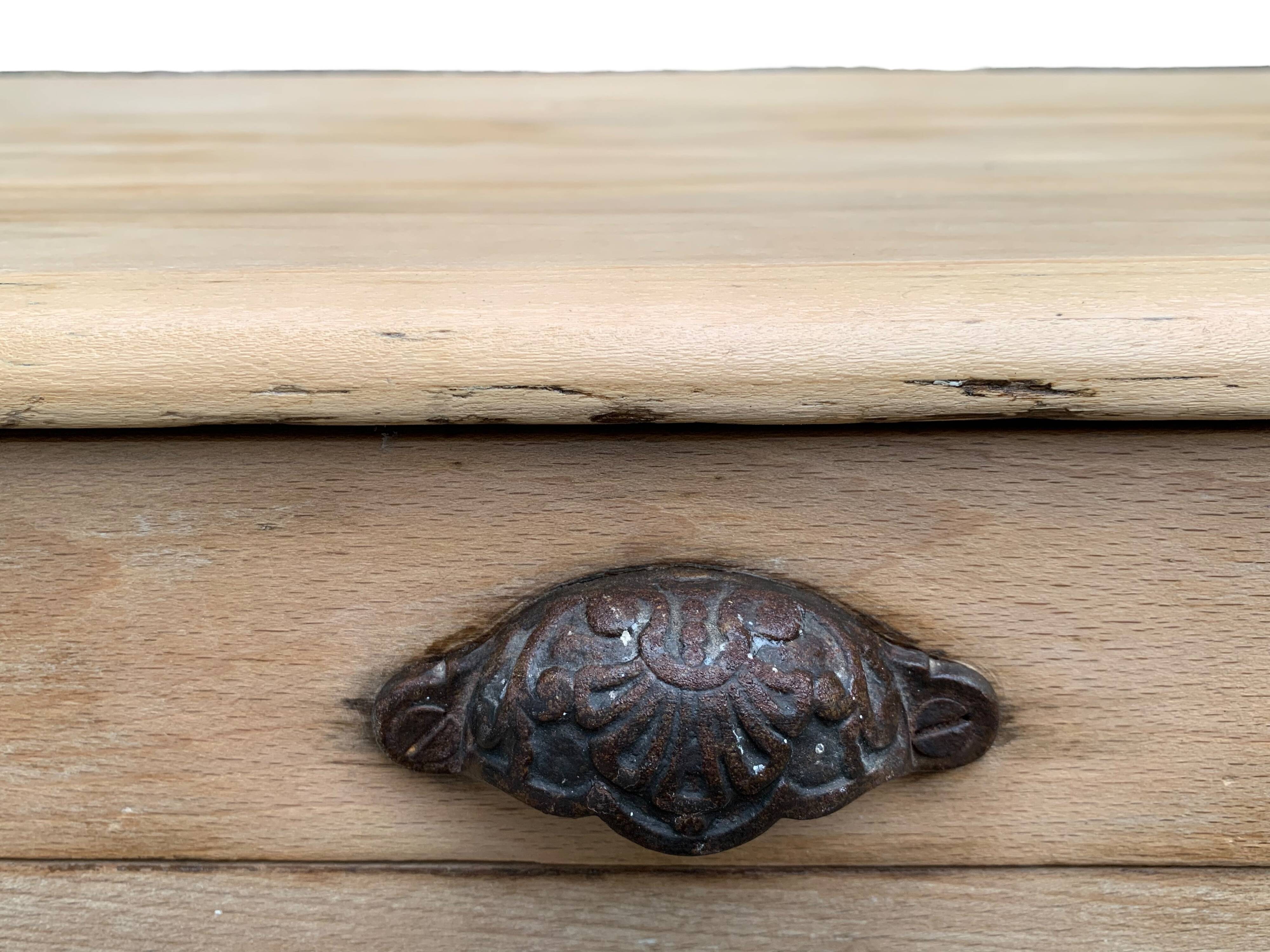 Raw wood farm table 1920