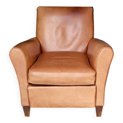 Fauteuil club en cuir vintage. très bel état.