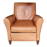 Vintage leather club armchair. very good condition.