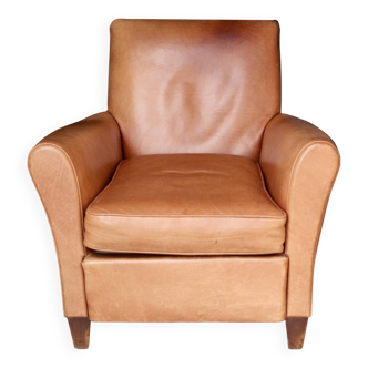 Fauteuil club en cuir vintage. très bel état.