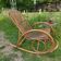 Vintage rattan rocking chair