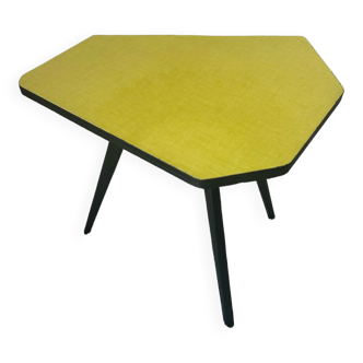 Formica tripod coffee table from the 60s