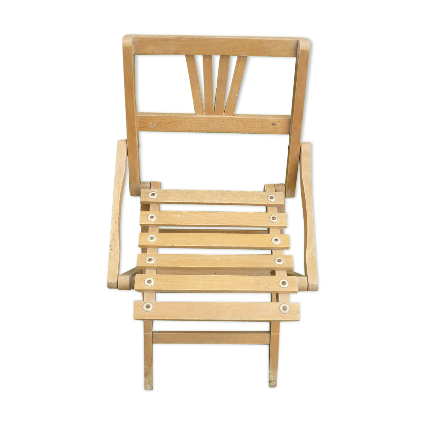 Wooden folding child chair