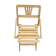 Chaise d'enfant pliante en bois