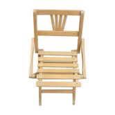 Chaise d'enfant pliante en bois