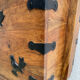 Wooden basket early XIX