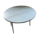 Table Formica ronde vintage