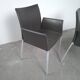 2 chaises à accoudoir Zanotta modèle Lia design de Roberto Barbieri