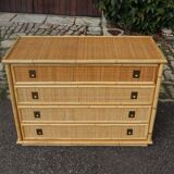 Dal vera rattan chest of drawers