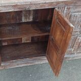 Buffet en bois ancien avec 4 portes
