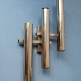 Vintage Brass Wall Lamp Sciolari in the 1960s