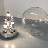 Vintage space age sputnik globe table floor lamp from doria leuchten, 1970s