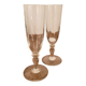 Lot de 2 flûtes à champagne en cristal