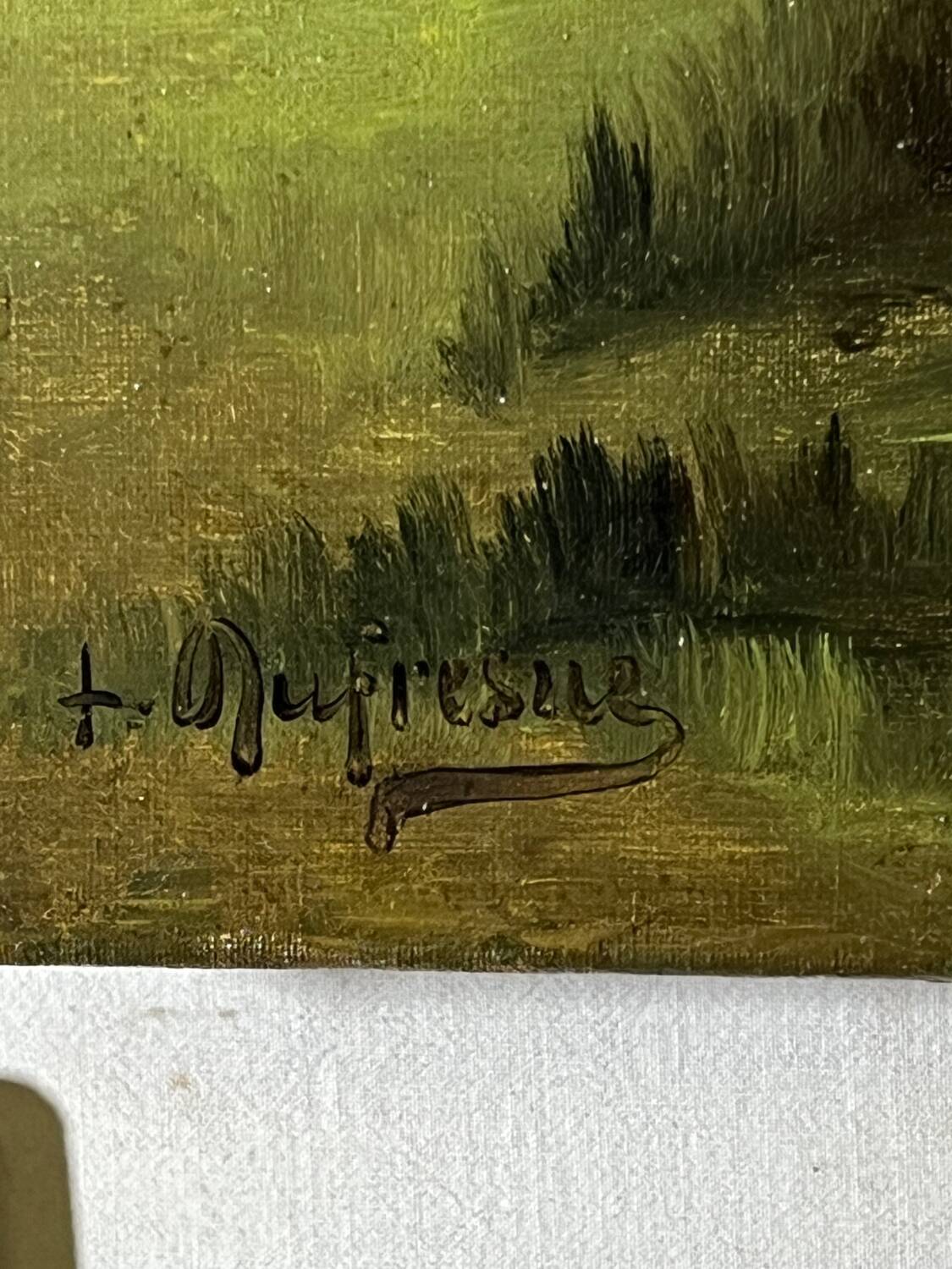 Pair of oils on canvas