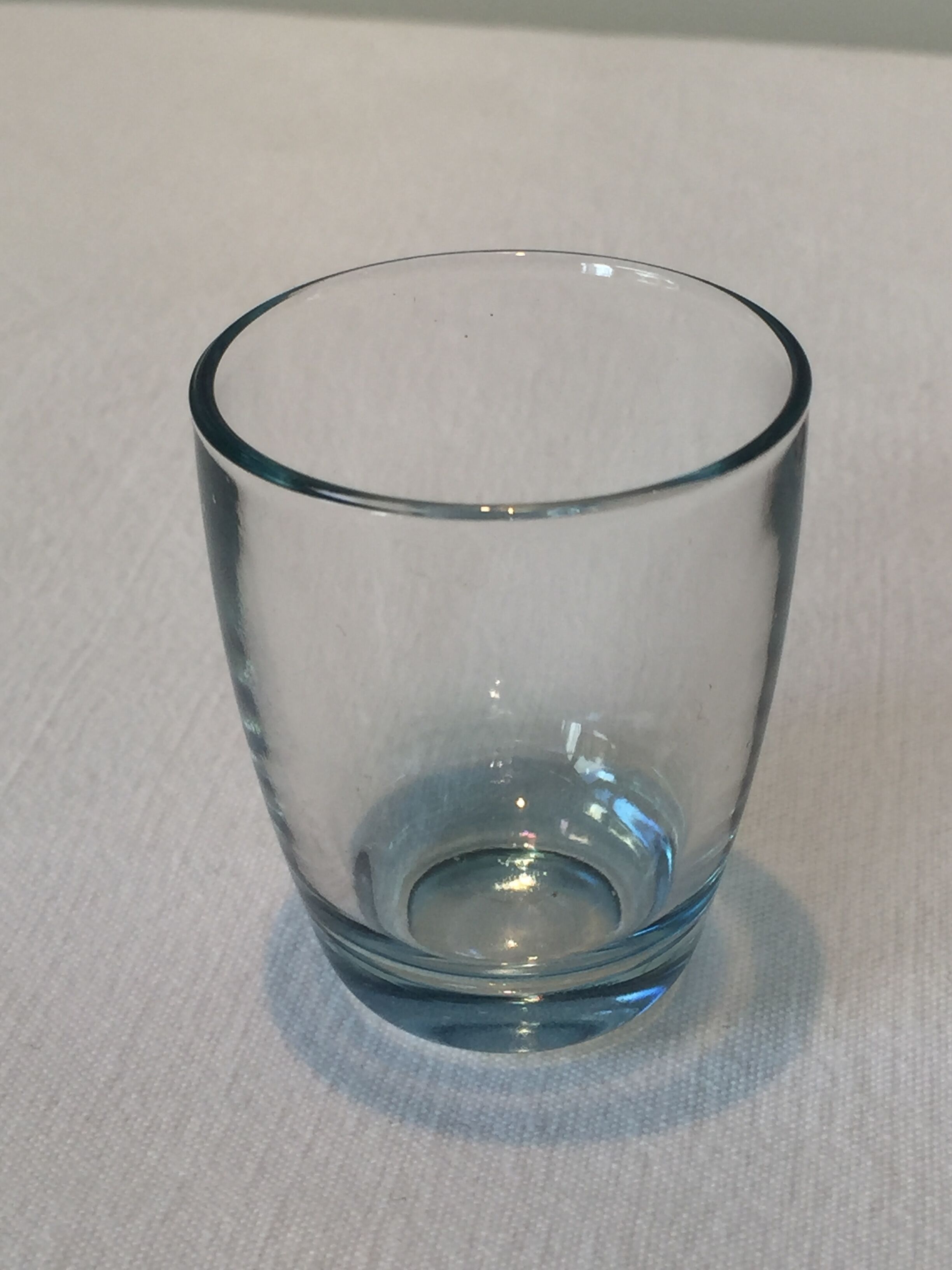 Lot of 6 shot glasses smoked with their metal holders