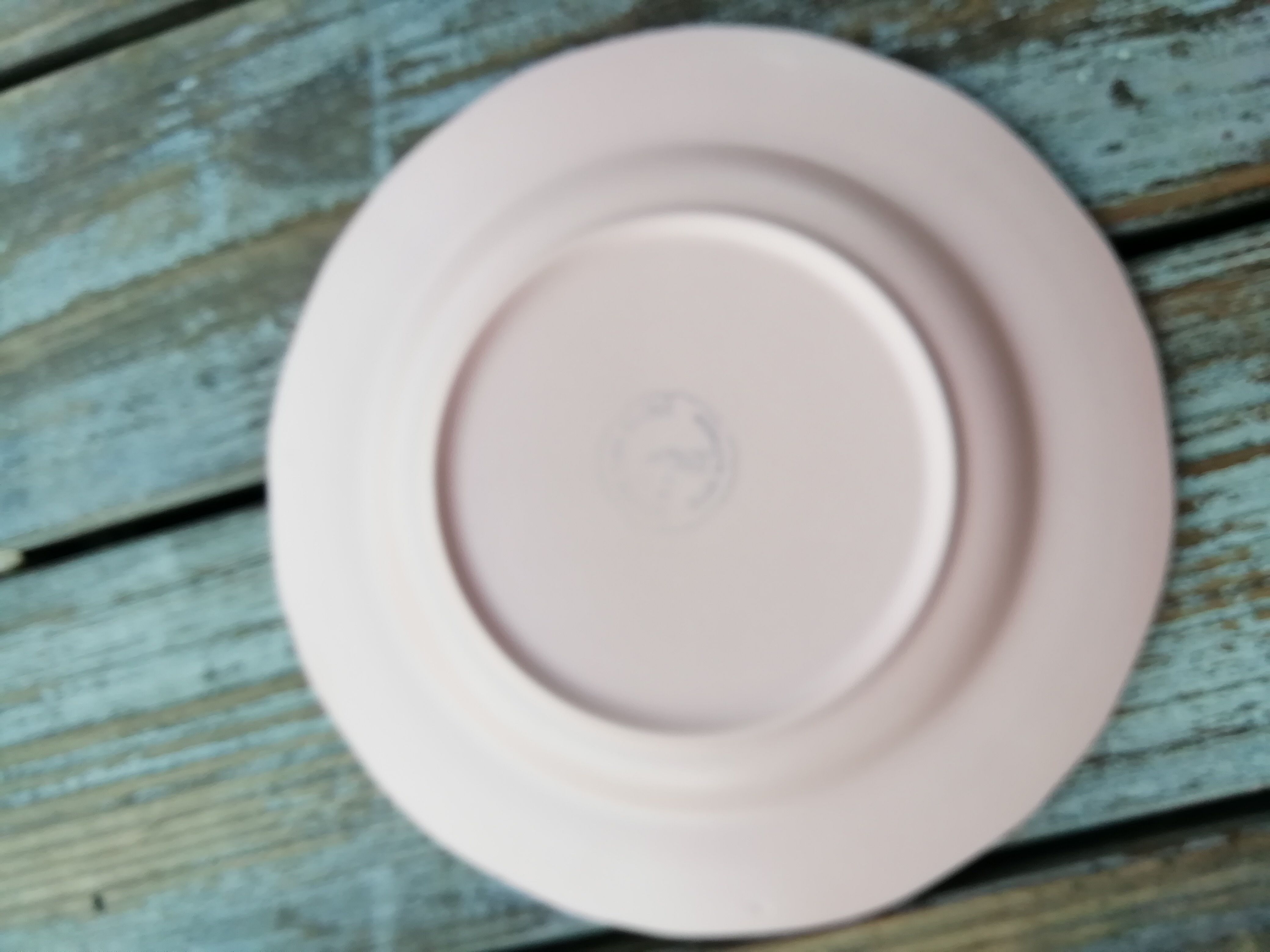 Saline pink dessert plates