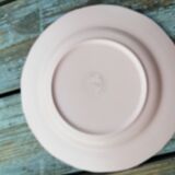 Saline pink dessert plates