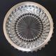 Silver rimmed glass empty pocket