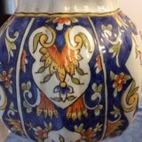 Desvres earthenware vase
