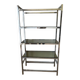 Chrome metal shelf