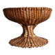 Wicker fruit bowl