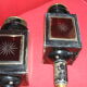 19th century caber lantern pair