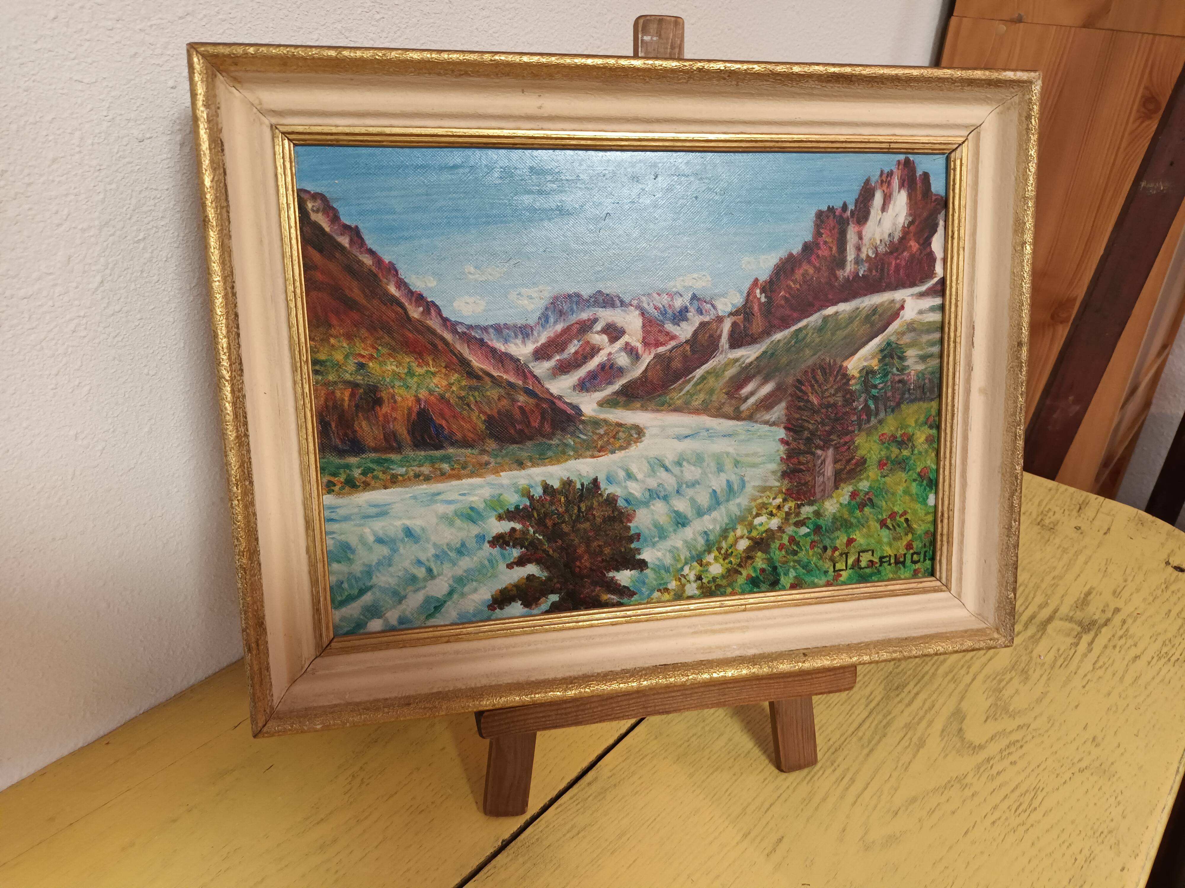Tableau paysage montagne