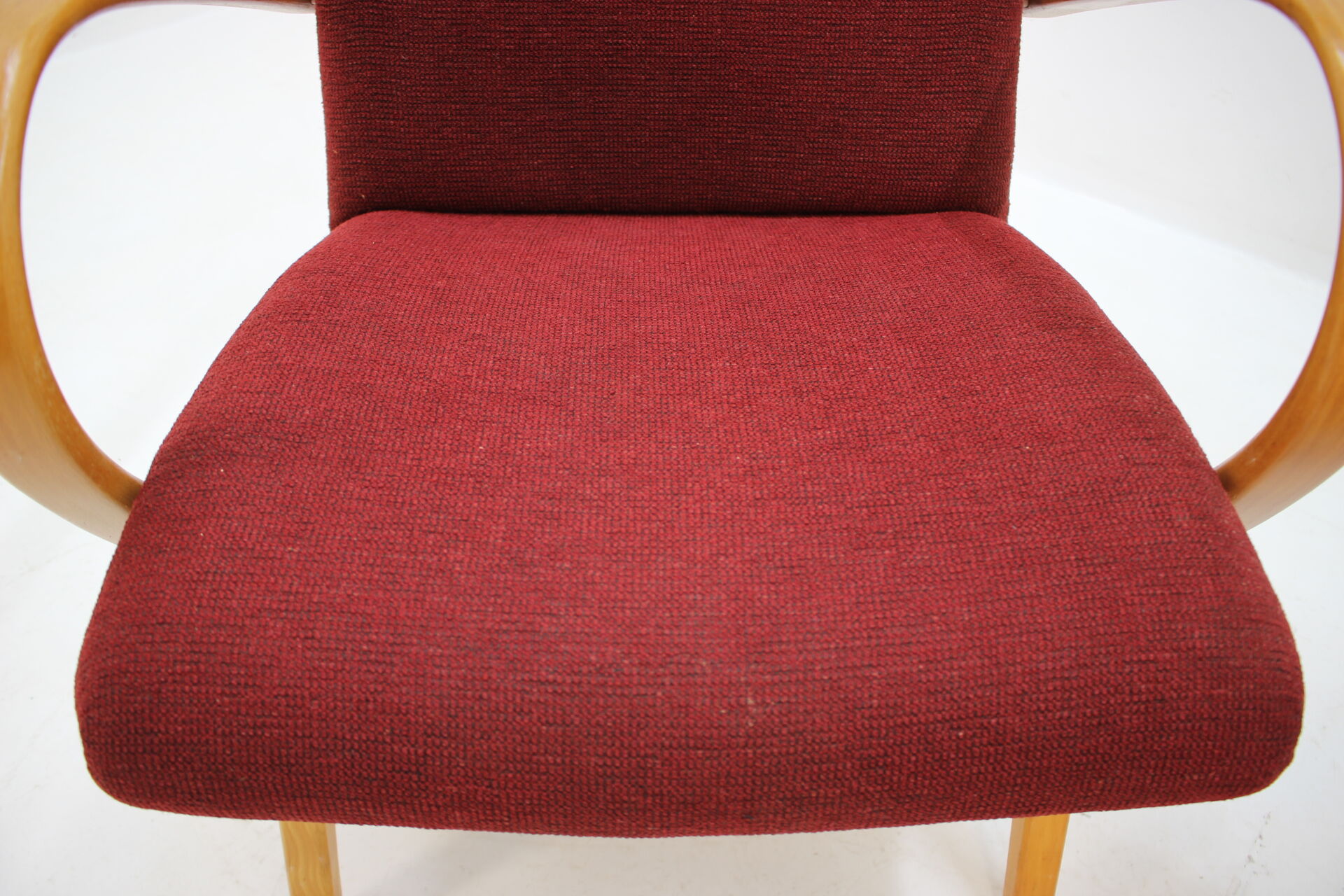 In style of Jindřich Halabala armchairs, 1960s