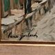 Pierre Gontard - Huile Sur Isorel "Paysage Enneigé"