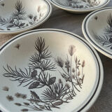 Lot de 4 assiettes creuses Pinewood