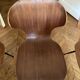 Lot de 6 chaises Lulli bois et métal par Carlo Ratti Italie années 50