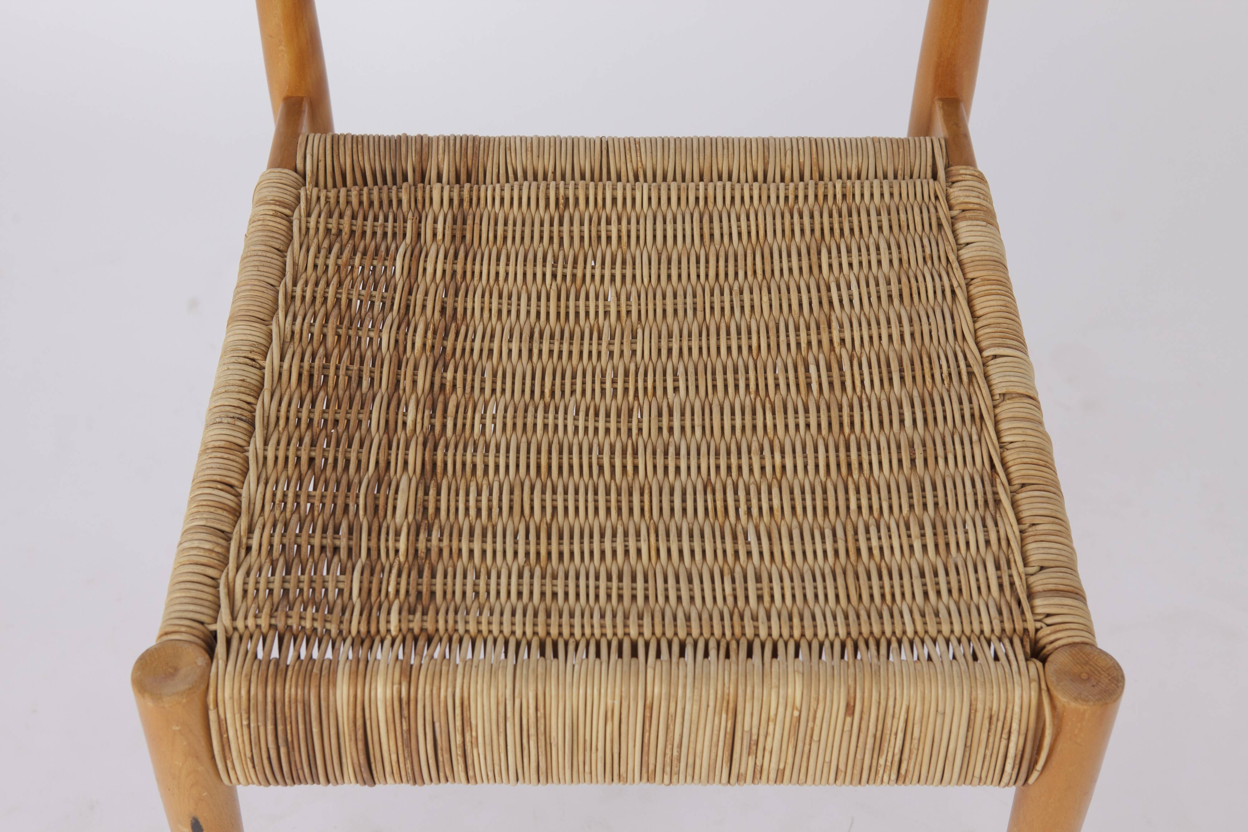 4 vintage chairs by Egon Eiermann bauhaus, Germany, 1950s