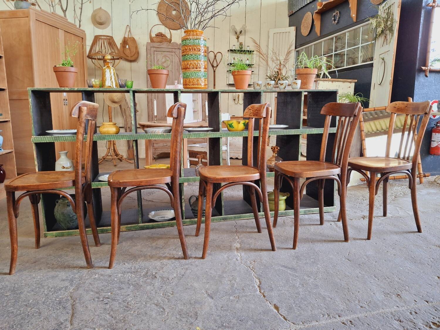 Old bistro chairs