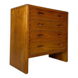 1960s Vintage Danish Teak Dresser Chest of Drawers by Niels Bach