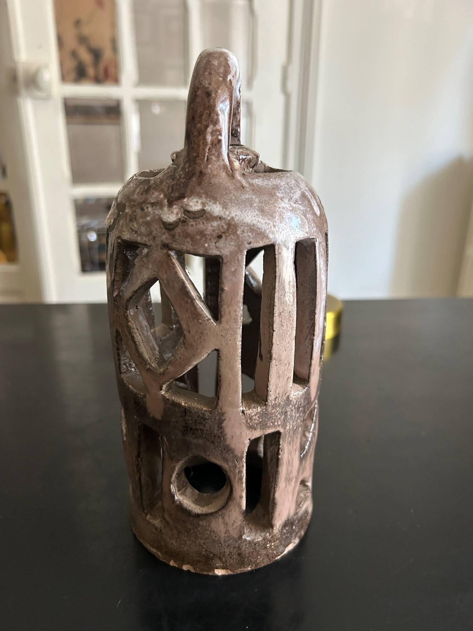 openwork ceramic lamp