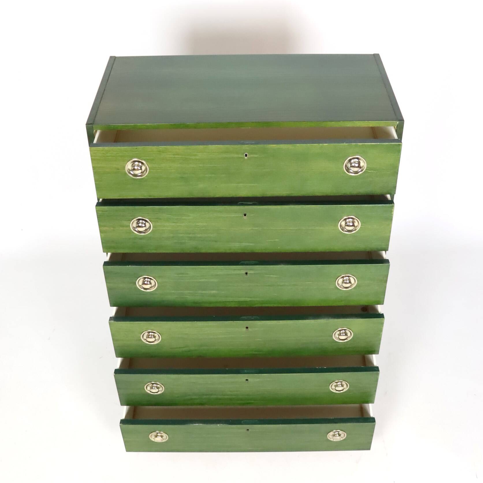 1970s six-drawer chest of drawers