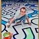Keith Haring at the Palladium - New York 1985 Photo: Bernard Gotfryd