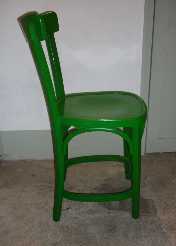 Chaise de caisse verte