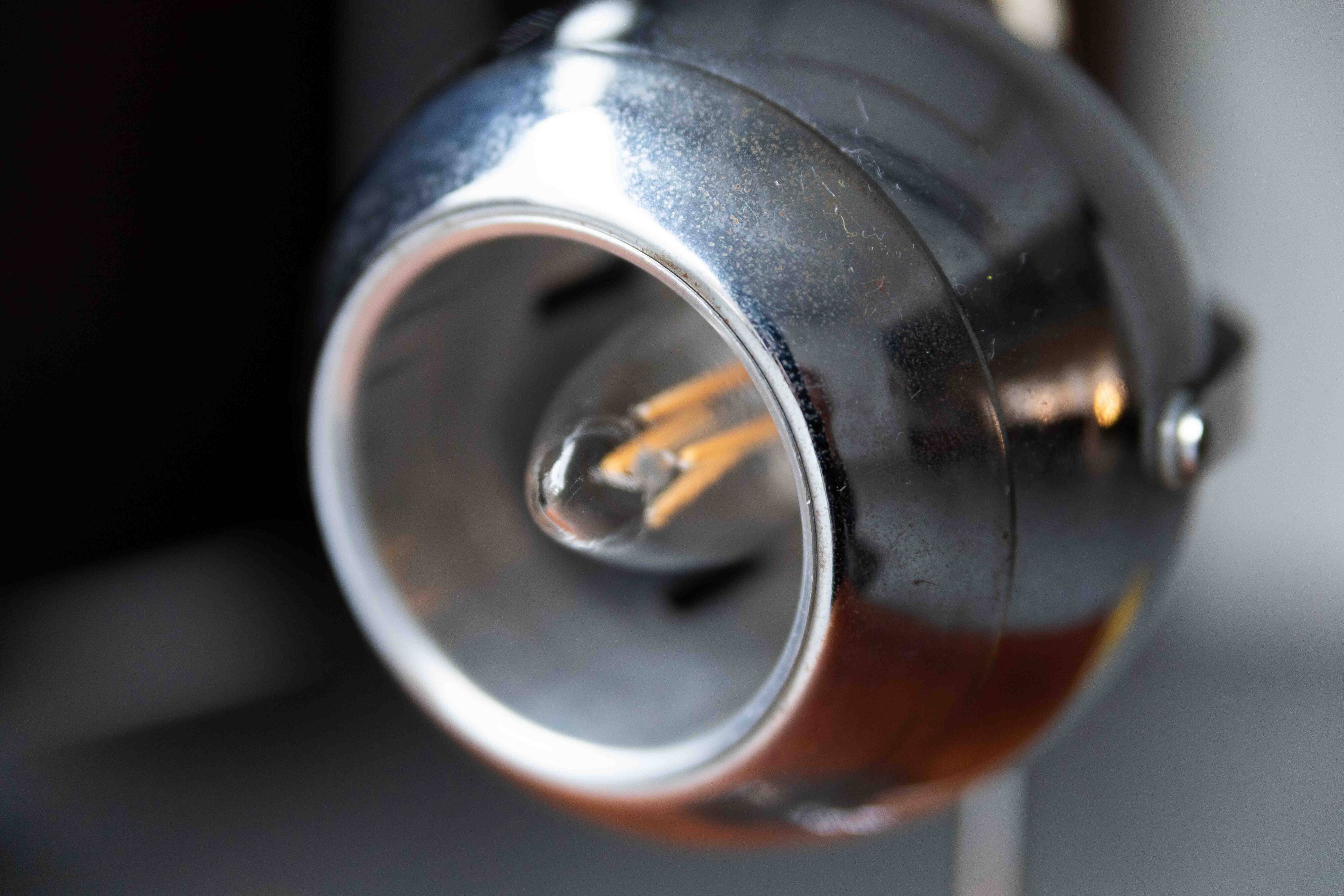 Eyeball table lamp, Italian design