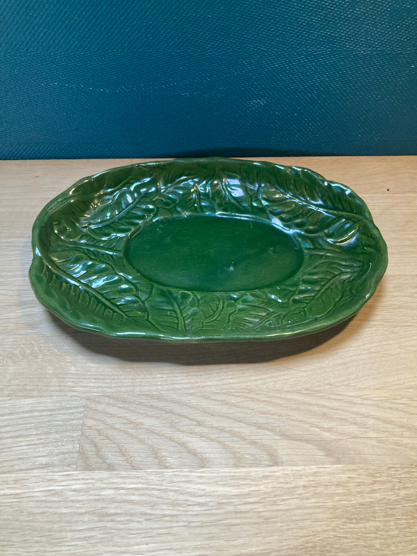 Plat barbotine vintage